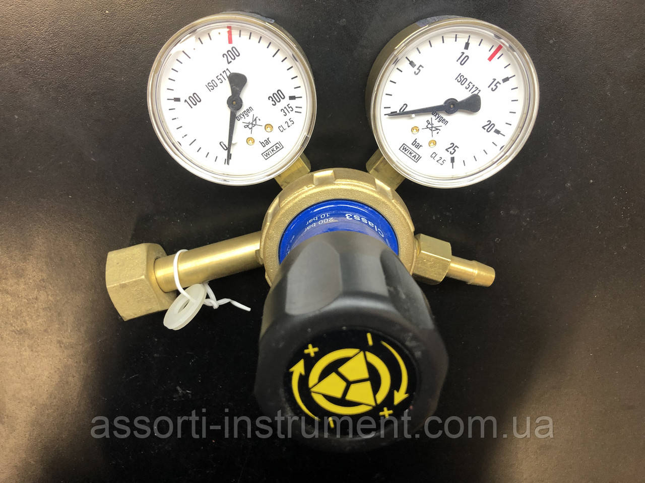 Редуктор балонний кисневий RO-200-2DM ДОНМЕТ (регулятор витрати O2) (євростандарт)