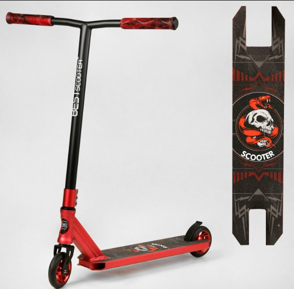 Трюковий самокат Best Scooter BS-9811 Анодоване фарбування, HIC-система, діаметр коліс 110 мм