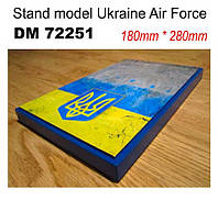 Подставка для моделей авиации. Тема: АТО, Украина (280x180 мм)