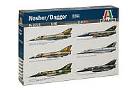 Сборная модель истребитель Nesher / Dagger (Italeri 2721) 1:48