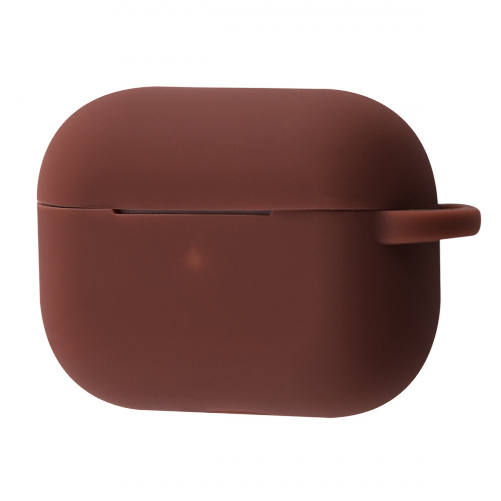 Чехол Silicone Shock-proof case for Airpods Pro brown