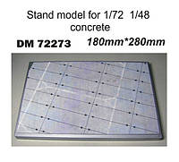 Подставка для моделей авиации. Тема: Стоянка самолета, бетонка (180x280 мм)