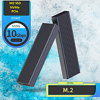 Зовнішня кишеня для M2 SSD NVMe PCIe USB 3.1 Type-C Blueendless 2806N Original, фото 9