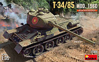 Сборная модель Танк Т-34-85 модификации 1960 года (Miniаrt 37089) 1:35