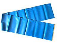 Эспандер ленточный (эластичная лента для пилатеса, фитнеса и йоги) 200 х 15 см. (0,6 мм) синий