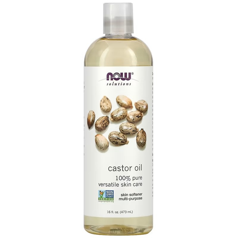 Рицинова олія NOW Foods "Castor Oil" (473 мл)