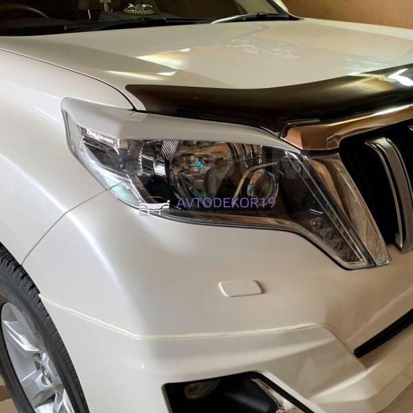 Декоративні накладки на передні фари JAOS для Toyota Land Cruiser Prado 150 (2013-2016), фото 1