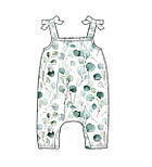 Муслін жатий цифровий друк "Листя" на білому тлі № МЦ 1-004, фото 8