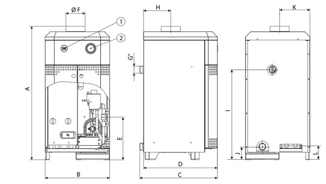 Газовый Котел - Колонка ЖИТОМИР-10 КС-Г-007СН — в Категории "Газовые ...