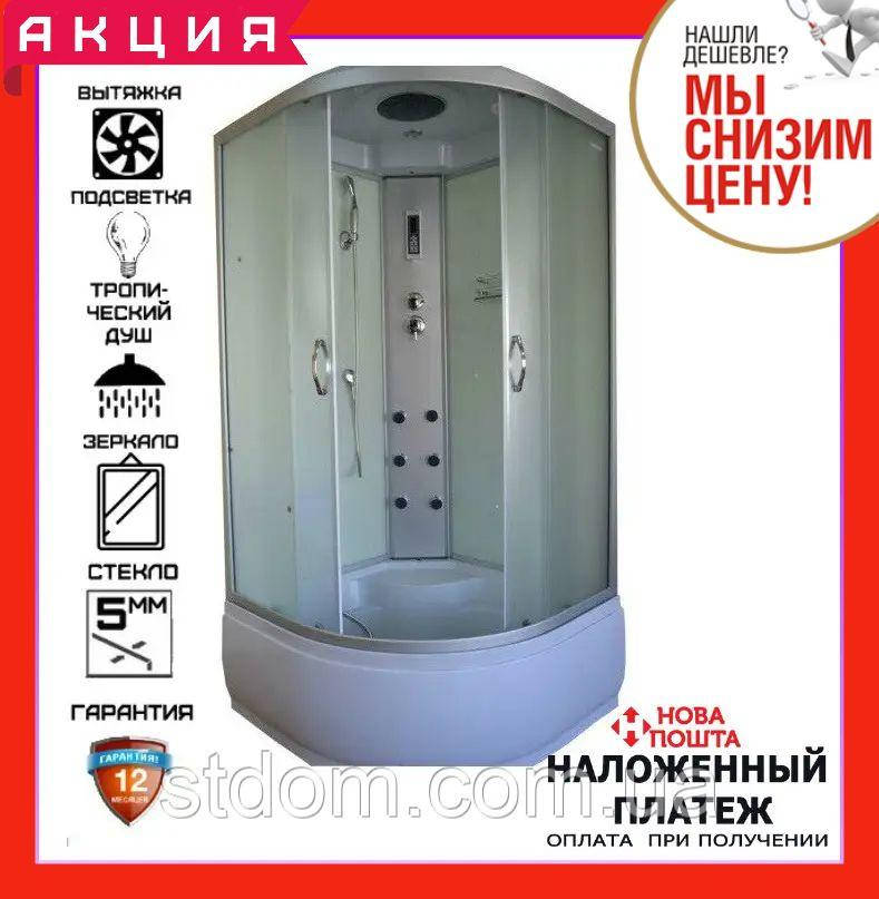 Гідромасажний бокс 100x100 см з глибоким піддоном AquaStream Classic 110 HW душова кабіна