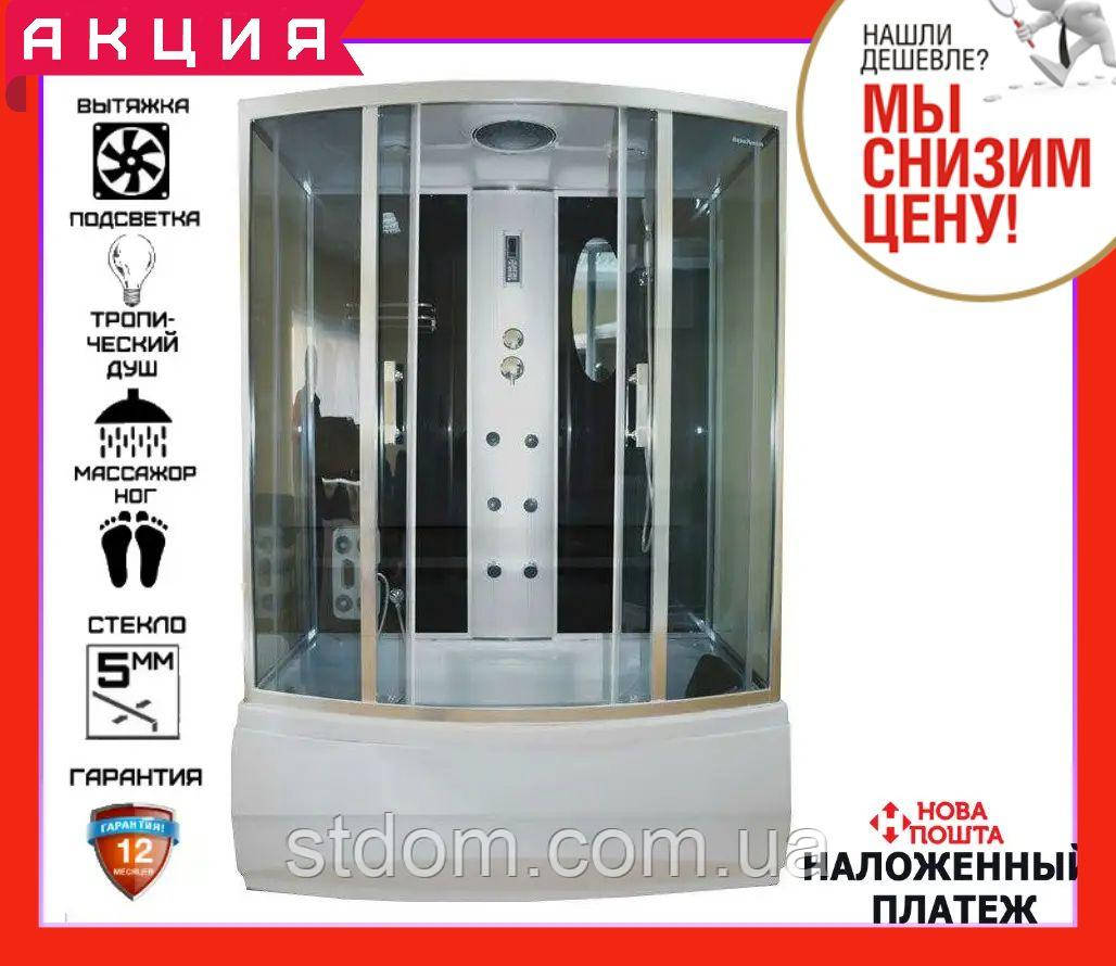 Гідромасажний бокс 150x85 см з глибоким піддоном AquaStream Classic 158 HB душова кабіна
