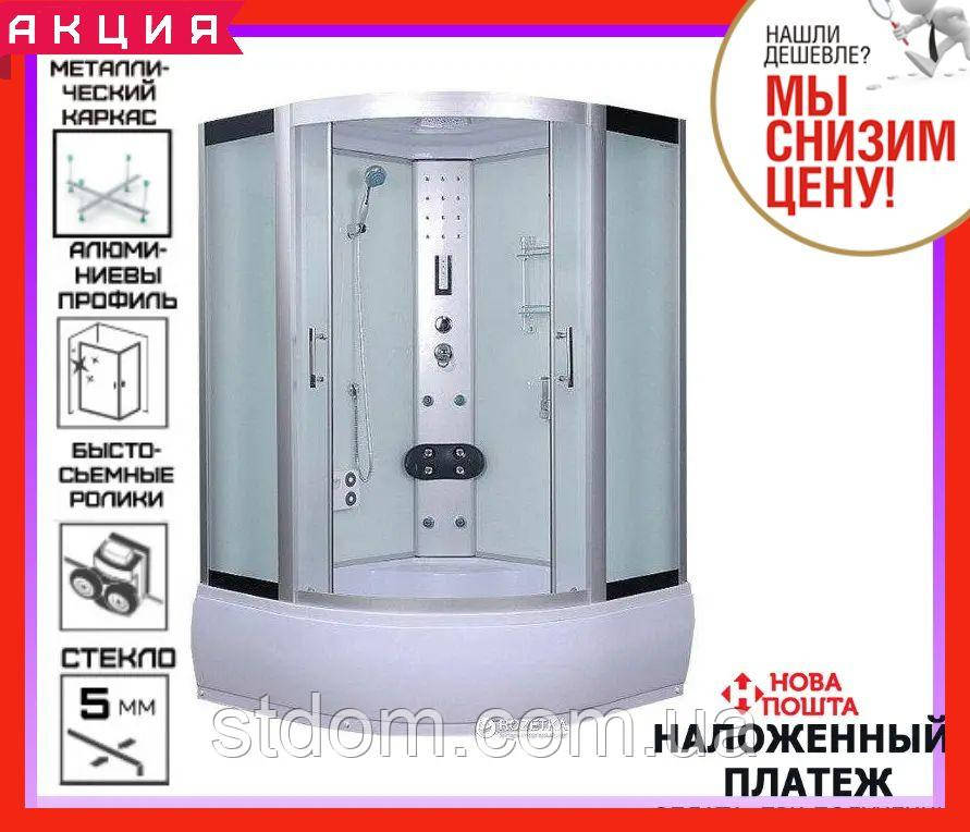 Гідромасажний бокс із глибоким піддоном 130*130 см AquaStream Comfort 130 HW душова кабіна