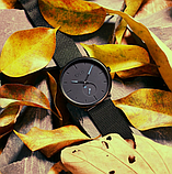 Крутий наручний кварцовий годинник з металевим браслетом з японським механізмом чорний, фото 9