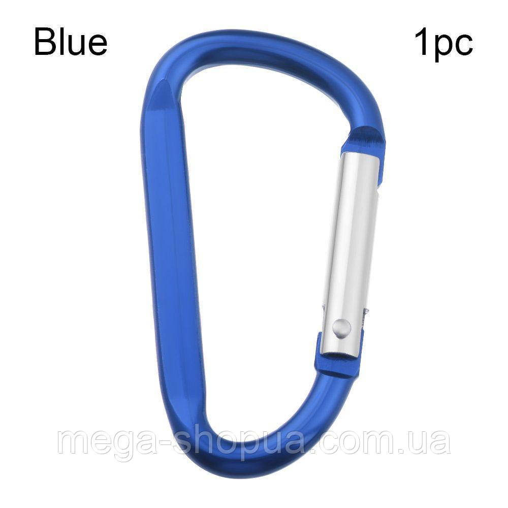 Карабін великий грушоподібний алюмінієвий 80 мм для ключів, брелока WS80E 80mm