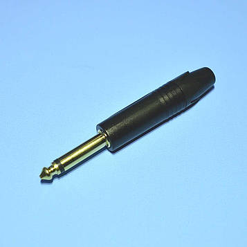 Штекер jack-6,3мм моно метал HQ чорний WTY0039