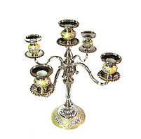 Підсвічник із металу на 5 свічок