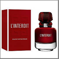 Given y L'Interdit Rouge парфюмированная вода 80 ml. (Живанши Л'Интердит Роуж)