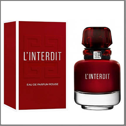 Given♀♂y L'Interdit Rouge парфюмированная вода 80 ml. (Живанши Л'Интердит Роуж), фото 2