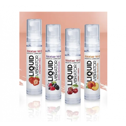 Стимулирующий лубрикант от Amoreane Med: Liquid vibrator (жидкий вибратор), 10 ml