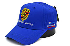 Кепка Sport Line з автомобільним логотипом Porsche синя (S 0919-660), фото 4