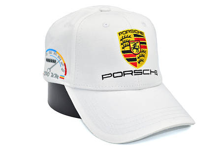 Кепка Sport Line з автомобільним логотипом Porsche біла (S 0919-661), фото 1