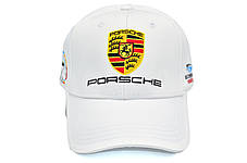 Кепка Sport Line з автомобільним логотипом Porsche біла (S 0919-661), фото 3