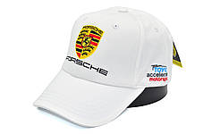 Кепка Sport Line з автомобільним логотипом Porsche біла (S 0919-661), фото 4