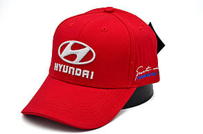 Кепка Sport Line з автомобільним логотипом Hyundai 56-59 см червона (S 0919-662), фото 3