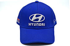 Кепка Sport Line з автомобільним логотипом Hyundai синя (S 0919-665), фото 3