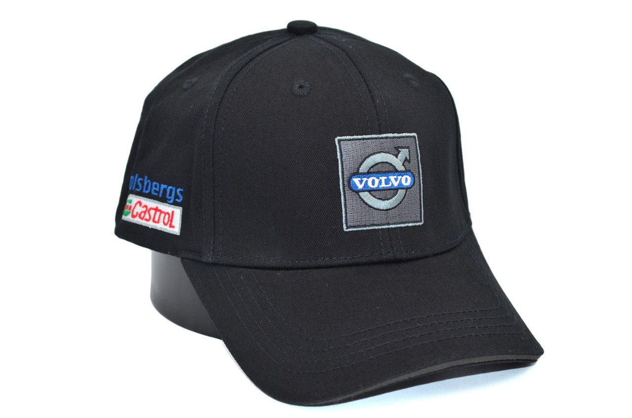 Кепка Sport Line з автомобільним логотипом Volvo чорна (S 0919-678)