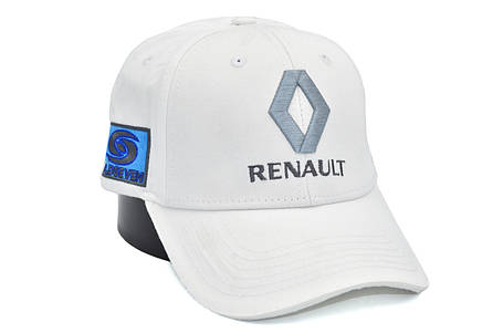 Кепка Sport Line з автомобільним логотипом Renault біла (S 0919-687), фото 1
