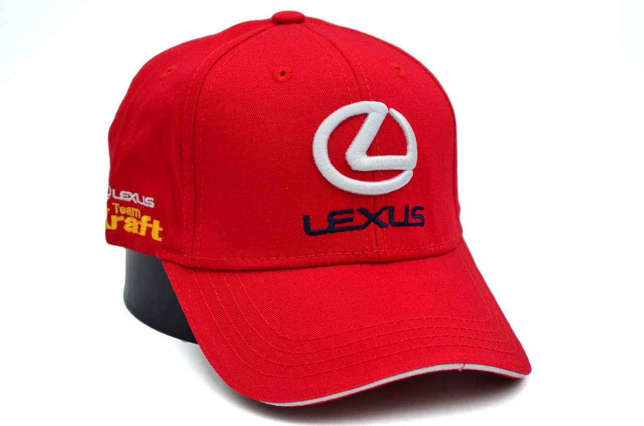 Кепка Sport Line з автомобільним логотипом Lexus 56-59 см червона (S 019-690)