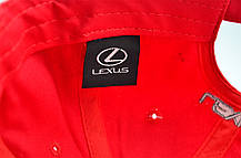 Кепка Sport Line з автомобільним логотипом Lexus червона (S 0919-690), фото 5
