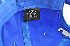 Кепка Sport Line з автомобільним логотипом Lexus 56-59 см синя (S 019-692), фото 3