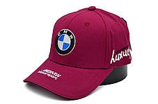 Кепка Sport Line з автомобільним логотипом BMW 56-59 см бордова (S 0919-698), фото 4