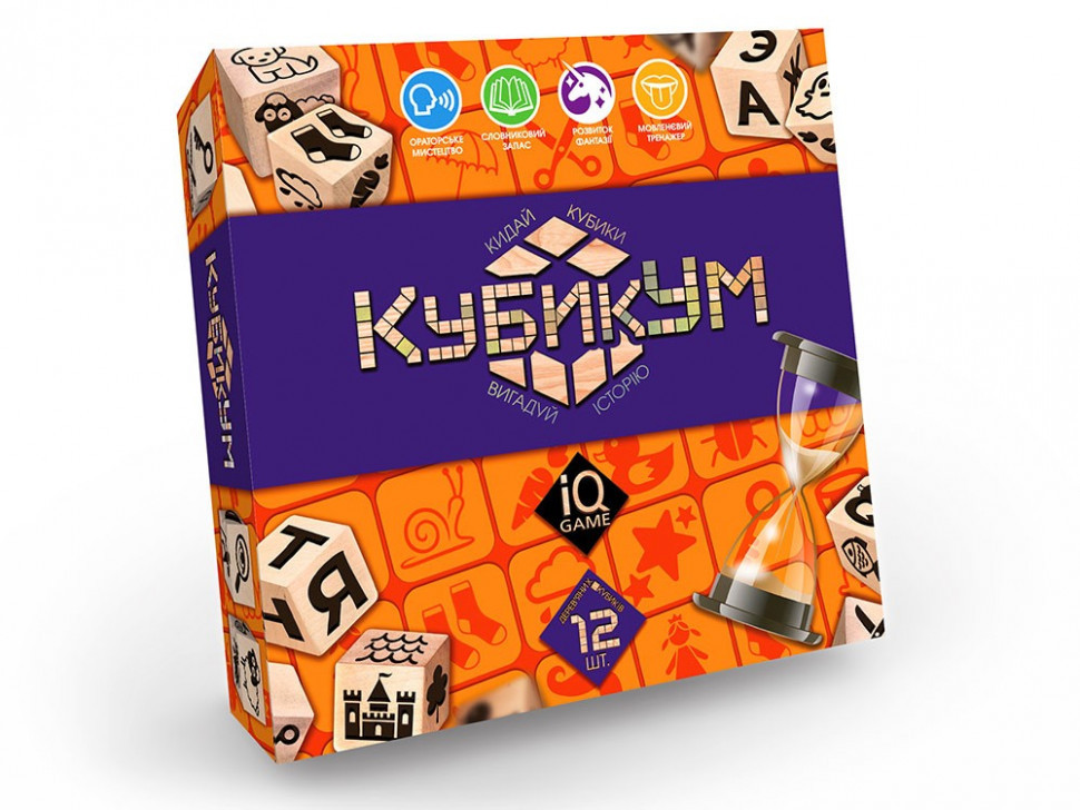 Розважальна гра "Кубікум" укр. G-KU-01U
