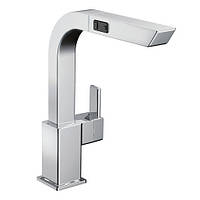 Кухонный смеситель с выдвижным изливом Moen S7597C Chrome One-Handle High Arc Pullout Kitchen Faucet, Хром