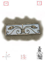 Вентиляційна решітка для каміна