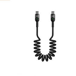 Кабель кручена пружина Type-C to Type-C 1.8m