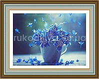 Набір для вишивки бісером Волошковий настрій СРК-002, Preciosa