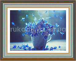 Набір для вишивки бісером Волошковий настрій СРК-002, Preciosa