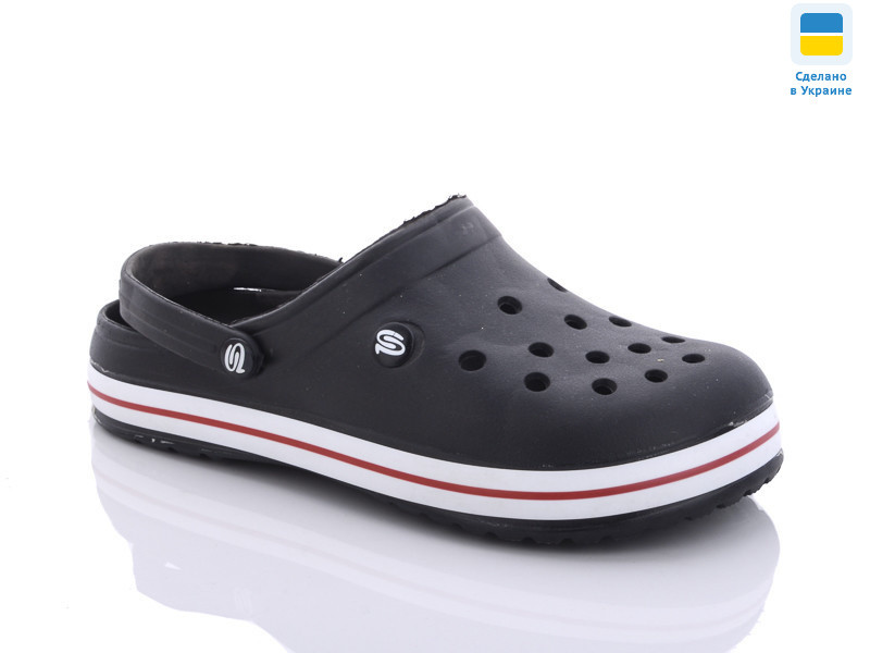 Купить Кроксы мужские Dago 224 черный, цена 180 ₴ — Prom.ua (ID#1625236696)