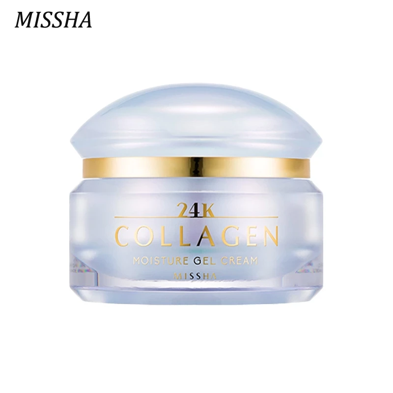 Missha 24K Collagen Moisture Gel Cream Зволожувальний крем-гель для обличчя з колагеном 50 ml, фото 1