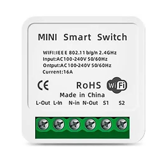 Беспроводное Wifi реле времени Tuya DIY Mini 220V 16A. Одноканальный ...
