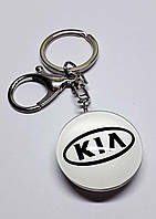Брелок для ключей авто машины с надписью Киа KIA d35мм