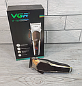 Машинка для стриження акумуляторна VGR V-189 10 Вт 4 насадки, фото 7