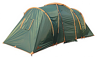 Двухкомнатная палатка для кемпинга Totem Hurone 4 V2 TTT-025 палатка с просторным тамбуром, четырехместная