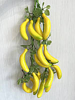 Штучний банан, муляж бананів на в'язці (50 см 8 штук), фото 4