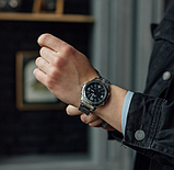 Тактичний сталевий наручний кварцовий годинник з металевим ремінцем з японським механізмом, фото 9