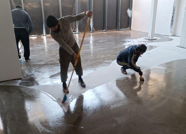 Послуги знепилення бетонних підлог